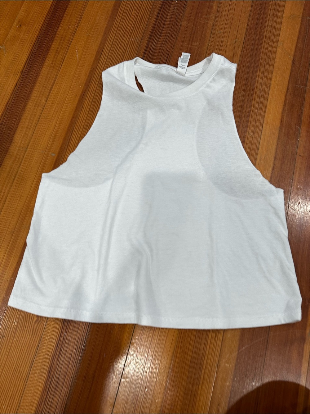 Bella Canvas White Cropped Tank Top
